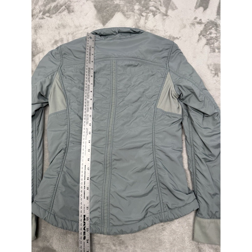 Kuhl The One Jacket Womens XS Gray‎ Full Zip Insulated Light Fleece Hiking Trail - Picture 7 of 10